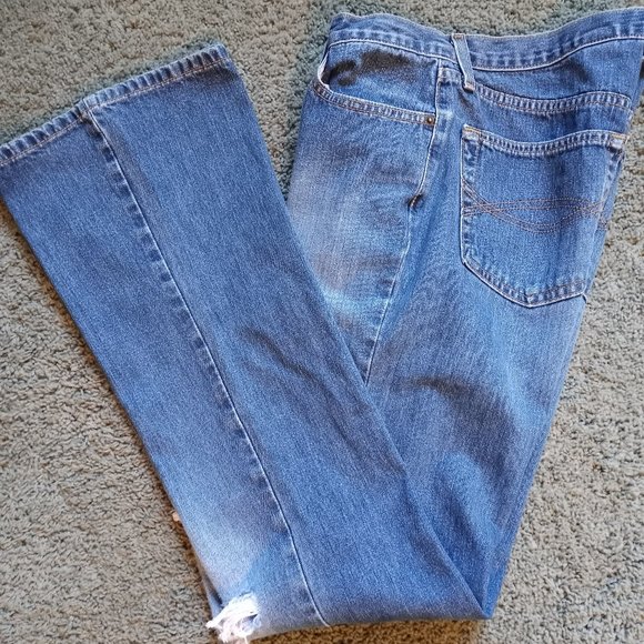 Abercrombie And Fitch Size 6 Long 32" Inseam GUC Jeans-Item #156 - Picture 4 of 5